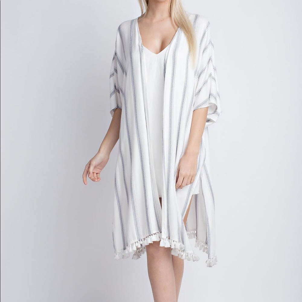 Striped kimono